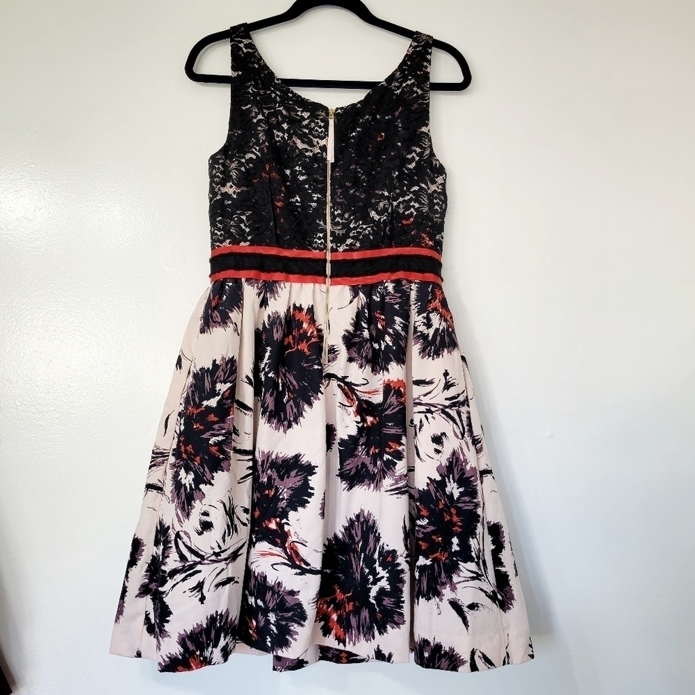 Peter Som Anthro x Made in Kind Brushstroke Blossom Dress Size 8 - Picture 3 of 14